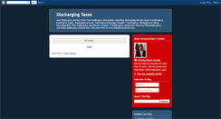 Desktop Screenshot of dischargingtaxesblog.schallerlawfirm.com