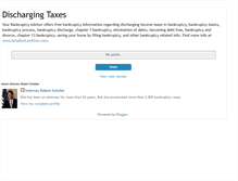 Tablet Screenshot of dischargingtaxesblog.schallerlawfirm.com